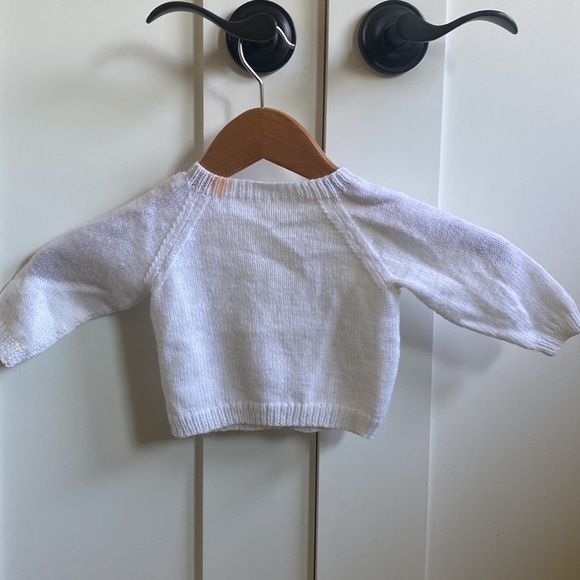 Vintage (‘81) Knit 2pc Baby Outfit (plus bonus knit sweater). - Picture 9 of 10